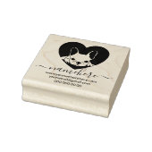 Frans Bulldog Puppy Face Rubberstempel (Stempel)