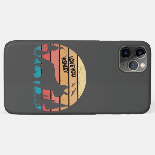  Frans Bulldog Retro Sun Cool Hondenliefhebber Case-Mate iPhone Case (Achterkant (horizontaal))