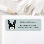 Frans Bulldog Return-label Etiket (Insitu)