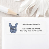 Frans Bulldog Return-label Etiket (Insitu)