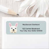 Frans Bulldog Return-label Etiket (Insitu)