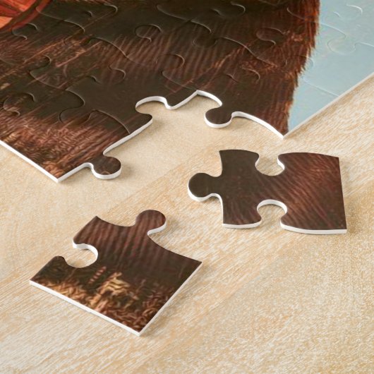 Frans Bulldog schilderij portret Legpuzzel (Zijkant)