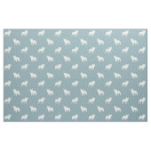 Frans Bulldog Silhouettes Frenchie Dogs Pattern Stof (Fat Quarter)