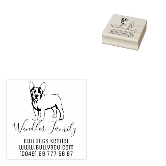 Frans Bulldog Speciaal stempel (Gestempeld)