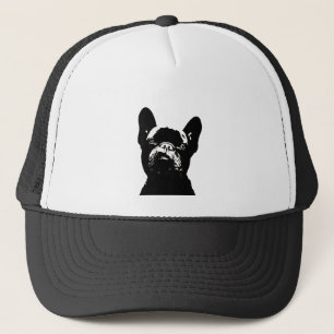 Frans Bulldog Stencil-ontwerp Trucker Pet