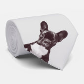 Frans BullDog-Stropdas Stropdas (Opgerold)