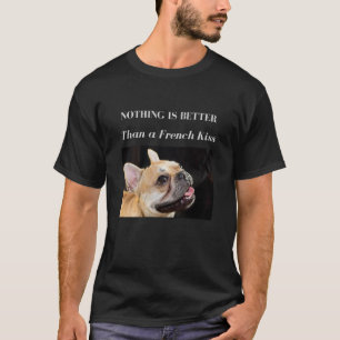 Frans Bulldog T-shirt French Kiss
