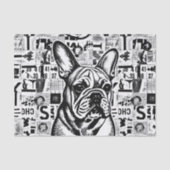 Frans Bulldog Tissue of decoupage Paper Tissuepapier (Voorkant)