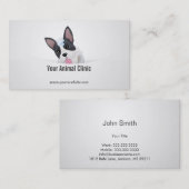 Frans Bulldog Veterinary Clinic Visitekaartje (Voorkant / Achterkant)