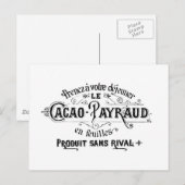 Frans Cacao - Payraud Ad Briefkaart (Voorkant / Achterkant)