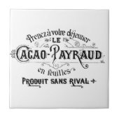  Frans Cacao - Payraud Ad Tegeltje (Voorkant)