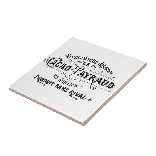  Frans Cacao - Payraud Ad Tegeltje (Zijkant)