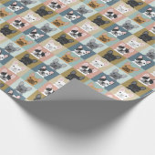 Frans cadeau van Bulldog inpakpapier frenchie (Hoek)