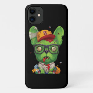frans cadeau Zombie Franse buldog Case-Mate iPhone Case