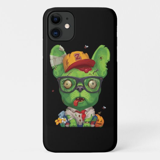 frans cadeau | Zombie Franse buldog Case-Mate iPhone Case (Achterkant)