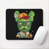 frans cadeau | Zombie Franse buldog Muismat (Met muis)