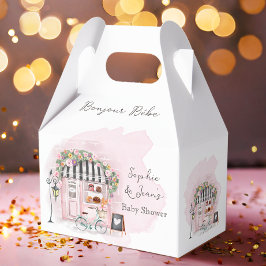 Frans Café Bonjour Bebe Paris Tea Baby shower Bedankdoosjes