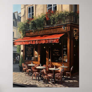 Frans Café Schilderen Landschapskunst Print Poster