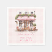 Frans Café Vrijgezellenfeest Servet (Voorkant)