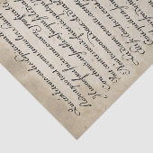 Frans Calligrafie Script Tissue Paper Tissuepapier (Detail)