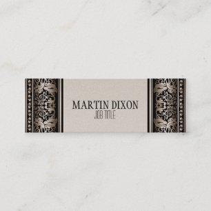  Frans Camel Brown Modern Slim Calling Mini Visitekaartje