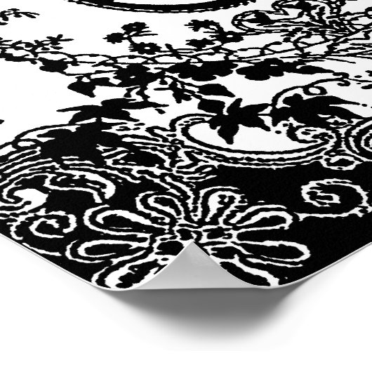 Frans cameo ~ Afdrukken/Poster Poster (Hoek)