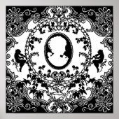 Frans cameo ~ Afdrukken/Poster Poster (Voorkant)