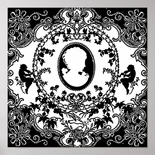 Frans cameo ~ Afdrukken/Poster Poster (Voorkant)