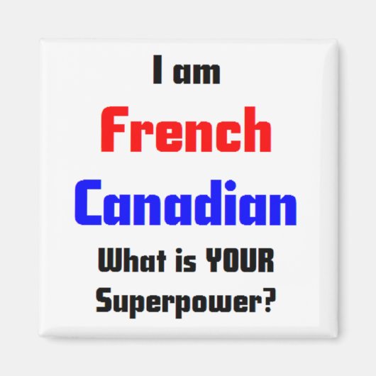 frans canadees magneet (Voorkant)