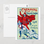 Frans carnaval 1912 briefkaart (Voorkant / Achterkant)