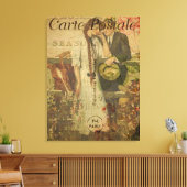 Frans "Carte Postale" Canvas Afdruk (Insitu (Woonkamer))