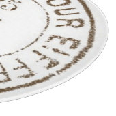 Frans Carte Postale Postmark Eiffel Tower  Snijplank (Hoek)