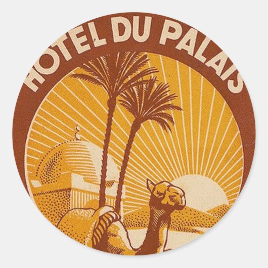 Frans Casablanca Classic Ronde Sticker (Voorkant)