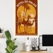 Frans-Casablanca-reisposter Poster (Thuiskantoor)