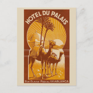  Frans Casablanca Travel Briefkaart