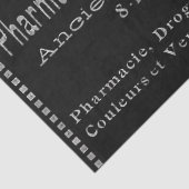 Frans Chalkboard Beauty and  Black Ephemera Tissuepapier (Detail)