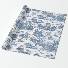  Frans Chariot Dawn Toile de Jouy-Blue Cadeaupapier