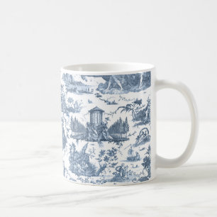 Frans Chariot Dawn Toile de Jouy-Blue Koffiemok