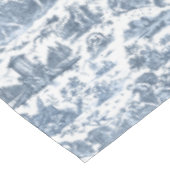  Frans Chariot Dawn Toile de Jouy-Blue Tafelkleed (Gekanteld)