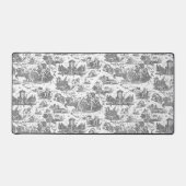  Frans Chariot Dawn Toile de Jouy-Grey Bureaumat (Voorkant)