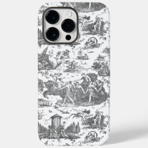 Frans Chariot Dawn Toile de Jouy-Grey Case-Mate iPhone 14 Pro Max Hoesje