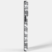 Frans Chariot Dawn Toile de Jouy-Grey Case-Mate iPhone Case (Achterkant / Rechts)