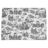  Frans Chariot Dawn Toile de Jouy-Grey Groot Cadeauzakje (Voorkant)