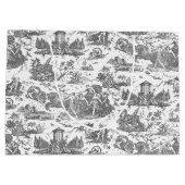  Frans Chariot Dawn Toile de Jouy-Grey Groot Cadeauzakje (Achterkant)