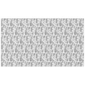  Frans Chariot Dawn Toile de Jouy-Grey Tafelkleed (Voorkant (Horizontaal))