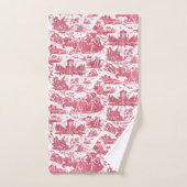  Frans Chariot Dawn Toile de Jouy-Red Bad Handdoek (Handdoek)