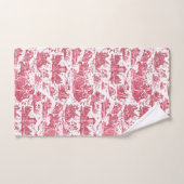  Frans Chariot Dawn Toile de Jouy-Red Bad Handdoek (Handdoek)
