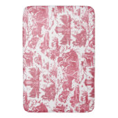 Frans Chariot Dawn Toile de Jouy-Red Badmat (Voorkant Verticaal)