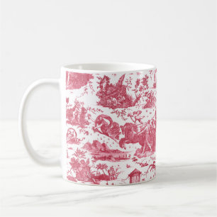 Frans Chariot Dawn Toile de Jouy-Red Koffiemok