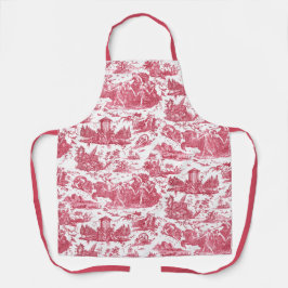  Frans Chariot Dawn Toile de Jouy-Red Schort